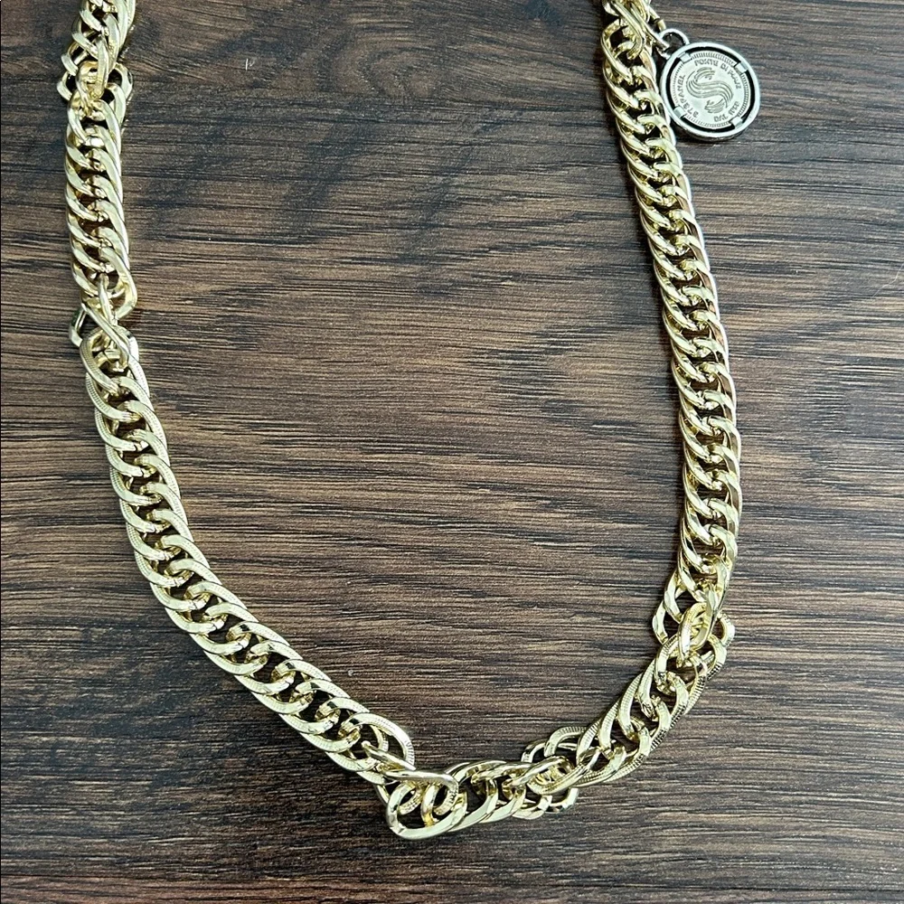 Stefanel Gold Chain Purse Strap | Stefanel Purse | Stefanel | Gold Chain - Picture 3 of 6